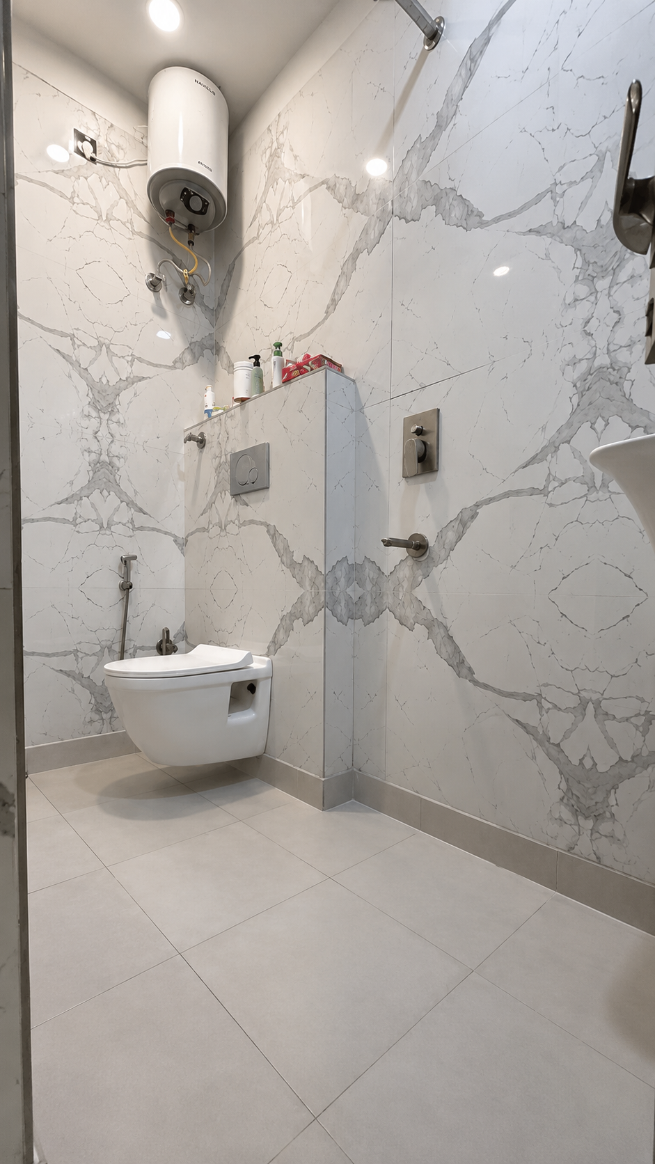 Attached washroom