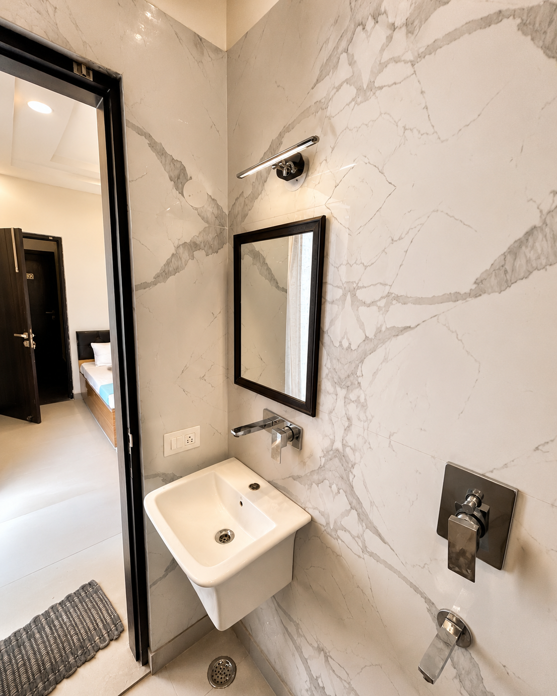 Attached washroom
